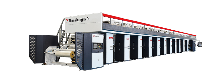 Impresoras de huecograbado, eje de línea electrónica