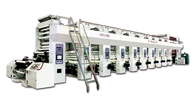 Impresoras de huecograbado, eje de línea mecánica