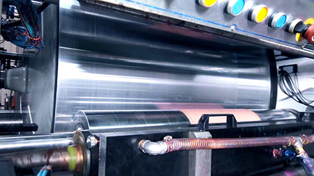 Impresora flexográfica, de engranajes